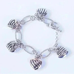 HEART CHARM BRACELET DESIGNER